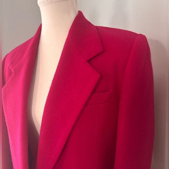 Lands' End Vibrant Pink Women's Blazer 8P - Picture 7 of 12